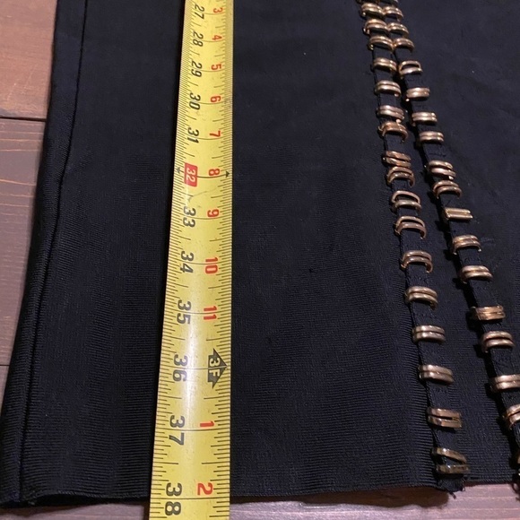 Black dress with gold accents - Picture 6 of 6